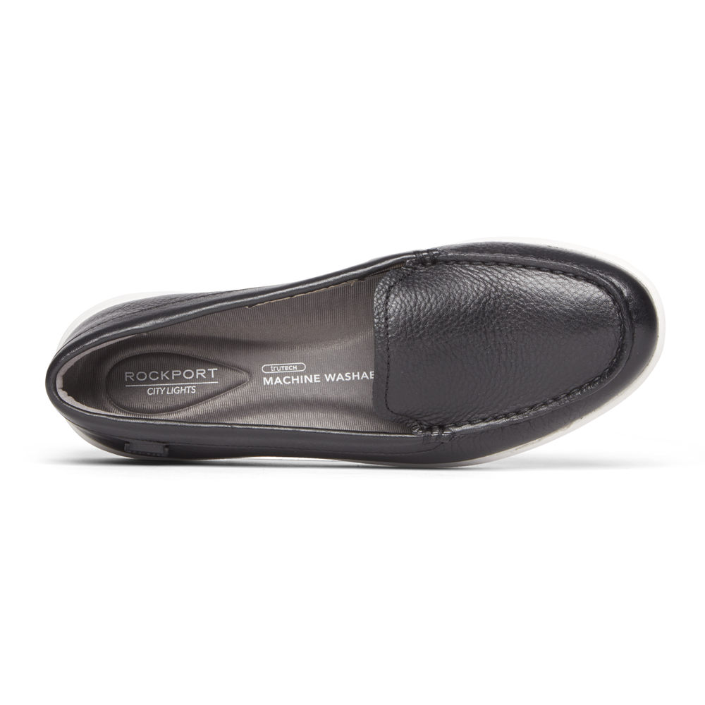 Rockport Singapore Womens Loafers - Ayva Washable Black - HU5814923